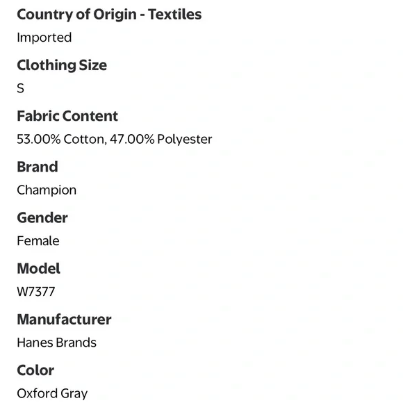 Champion Women’s Campus Fleece Cropped Crew Sweatshirt - Picture 10 of 10